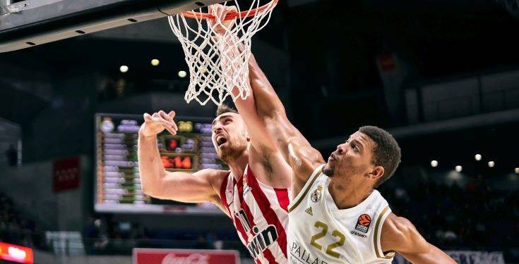 Euroleague: Άνευ όρων παράδοση του Ολυμπιακού στη Μαδρίτη