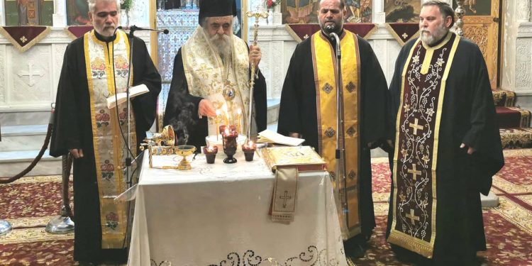 Προεόρτιο Ευχέλαιο, στον Ιερό Ναό Αγίου Ελευθερίου Πύργου