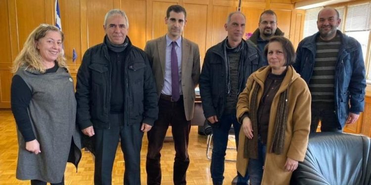 Συνάντηση Αντιπεριφερειάρχη Ηλείας Β. Γιαννόπουλο με το Δ.Σ. της ΕΛΜΕ Ηλείας