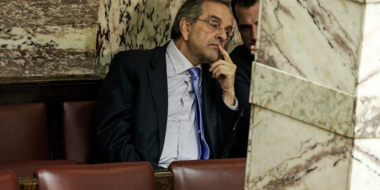 Απουσίαζε ο Σαμαράς από την ψηφοφορία – Εξηγήσεις περιμένει η ΝΔ που είχε θέσει ζήτημα κομματικής πειθαρχίας