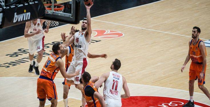 Euroleague: Ηρωικό διπλό μέσα στη Βαλένθια για τον Ολυμπιακό