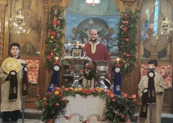 Λαμπρή και Ιεροπρεπή η Μεγίστη εορτή των Θεοφανείων, στον Ι. Ν. Αγ. Σπυρίδωνος Πύργου