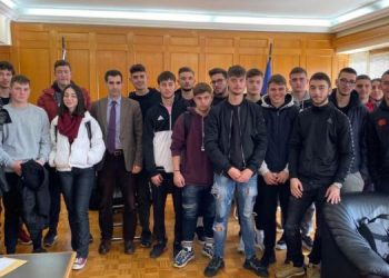 Π.Ε ΗΛΕΙΑΣ: Επίσκεψη Αντιπροσωπείας μαθητών των Δεκαπενταμελών Συμβουλίων του 4ου και του 1ου Γενικού Λυκείου Πύργου στον Β. Γιαννόπουλο