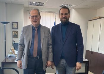 Συνάντηση Ν. Φαρμάκη με τον Περιφερειάρχη Πελοποννήσου. Π. Νίκα