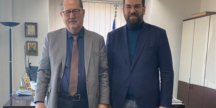 Συνάντηση Ν. Φαρμάκη με τον Περιφερειάρχη Πελοποννήσου. Π. Νίκα