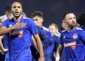 Χατ τρικ ο Ελ Αραμπί στο 4-0 του Ολυμπιακού επί της Λαμίας