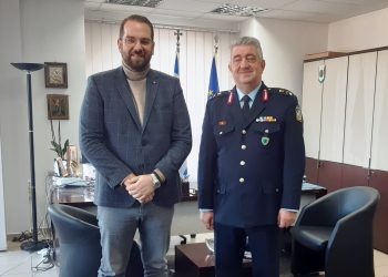 Στον Περιφερειάρχη Δυτ. Ελλάδας ο νέος Γενικός Περιφερειακός Αστυνομικός Διευθυντής Απόστολος Μαρτζάκλης