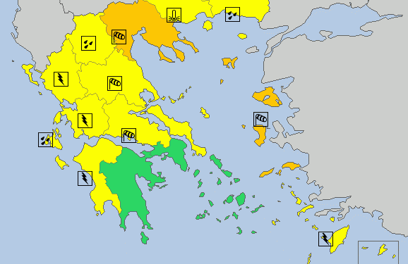 ΠΕΡΙΦΕΡΕΙΑ ΔΥΤΙΚΗΣ ΕΛΛΑΔΑΣ: Έκτακτο Δελτίο Επιδείνωσης Καιρού