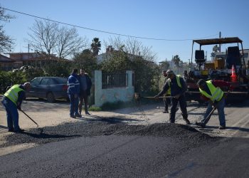 ΔΗΜΟΣ ΑΝΔΡΑΒΙΔΑΣ – ΚΥΛΛΗΝΗΣ: Έργα ασφαλτοστρώσεων (φωτος)