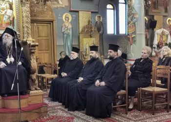 Ο τελευταίος λόγω της πανδημίας, Κατανυκτικός Εσπερινός στον Ι. Ν. Αγ. Τριάδος Πύργου