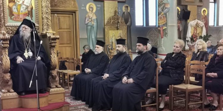 Ο τελευταίος λόγω της πανδημίας, Κατανυκτικός Εσπερινός στον Ι. Ν. Αγ. Τριάδος Πύργου