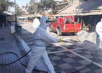 ΔΗΜΟΣ ΗΛΙΔΑΣ: Εκστρατεία απολύμανσης των κοινόχρηστων χώρων στην Αμαλιάδα