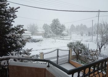 Λευκό τοπίο στην Πτολεμαϊδα! (φωτος)