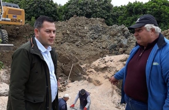 Σε χρόνο ρεκόρ αποκαταστάθηκαν ζημιές στο αρδευτικό δίκτυο του ΤΟΕΒ Μυρτουντίων
