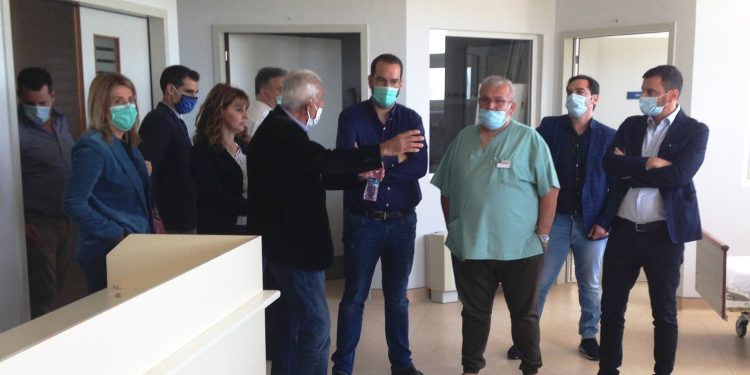 Επίσκεψη Περιφερειάρχη στα έργα ολοκλήρωσης των ΤΕΠ νοσοκομείου Αμαλιάδας