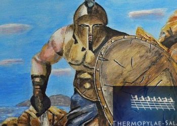 Η Μάχη των Θερμοπυλών μέσα από τα μάτια τεσσάρων μικρών ζωγράφων από την Ηλεία