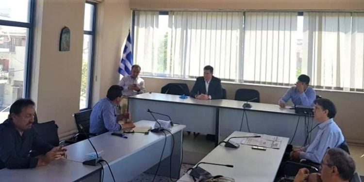Συνάντηση Δ. Καλαματιανού, μελών Ν.Ε. ΣΥΡΙΖΑ Ηλείας και στελεχών της τοπικής οργάνωσης ΣΥΡΙΖΑ, με το Δήμαρχο Ανδραβίδας-Κυλλήνης