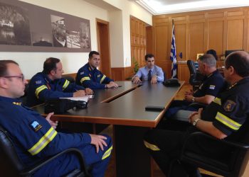 Συνεργασία Αντιπεριφερειάρχη Π.Ε Ηλείας Β. Γιαννόπουλου με την ηγεσία του Πυροσβεστικού Σώματος της Περιφέρειας Δυτικής Ελλάδας
