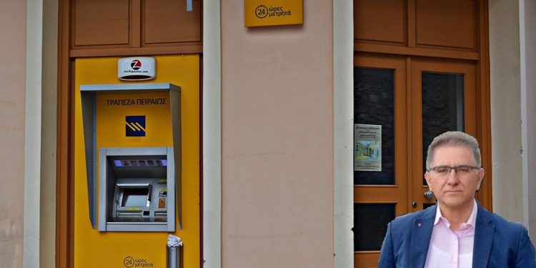 ΝΕΑ ΦΙΓΑΛΕΙΑ Παραμένει το ΑΤΜ με την καθοριστική συνδρομή του Δημάρχου Ζαχάρως-Φγαλείας Κώστα Αλεξανδρόπουλου