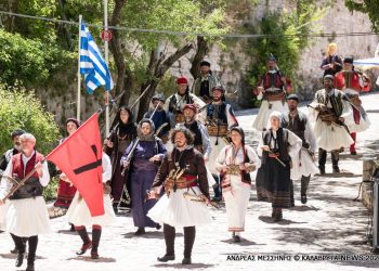 Με κάθε επισημότητα ο εορτασμός των 193 ετών από τη νικηφόρα Μάχη του Μεγάλου Σπηλαίου (φωτος)