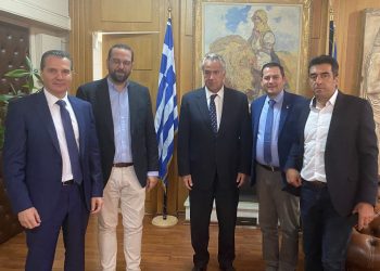 Συνάντηση  του Περιφερειάρχη Νεκτάριου Φαρμάκη με τον Υπουργό Αγροτικής Ανάπτυξης και Τροφίμων Μάκη Βορίδη