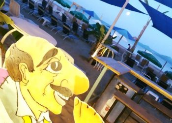 Σήμερα η πρώτη παράσταση Καραγκιόζη στο beach bar “ΜΠΑΝΑΝΑ” Κατακόλου από τον Στέφανο Παπαγεωργίου