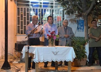 Ο Δήμαρχος Πύργου Τάκης Αντωνακόπουλος στο γραφικό Κολίρι