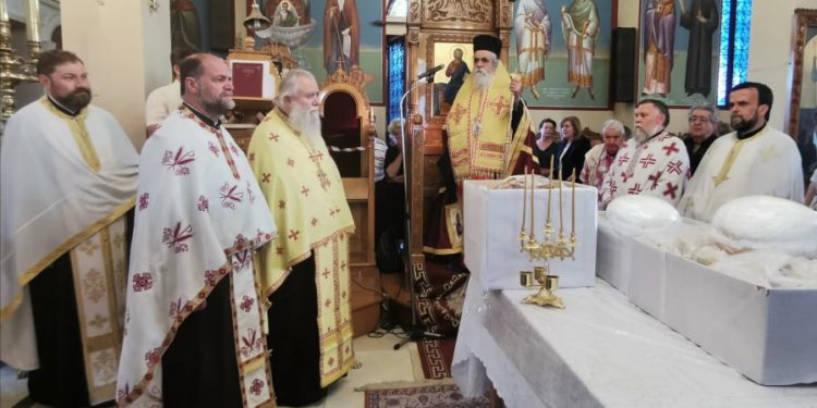 Ιεροπρεπή η εορτή των Αγίων Πάντων, στο Α΄ Κοιμητήριο Πύργου
