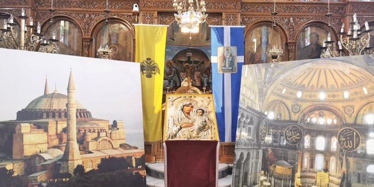 ΙΕΡΟΣ ΝΑΟΣ ΑΓΙΟΥ ΣΠΥΡΙΔΩΝΟΣ ΠΥΡΓΟΥ: “Παρασκευή 24 Ιουλίου Μεγάλη Παρασκευή κάνουμε προσευχή και ανάβουμε κεριά για την Αγία Σοφιά”