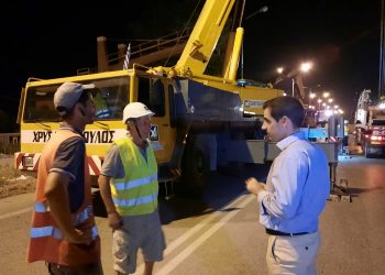ΠΥΡΓΟΣ: Ολοκληρώθηκε η αποξήλωση της επικίνδυνης πεζογέφυρας στον ΟΑΕΔ
