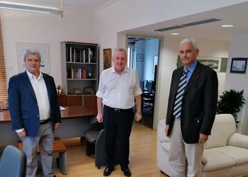 ΠΕΡΙΦΕΡΕΙΑ ΔΥΤΙΚΗΣ ΕΛΛΑΔΑΣ: Συνάντηση Φ.  Ζαΐμη με τον Γ.Γ. Έρευνας και Καινοτομίας, Αθανάσιο Κυριαζή