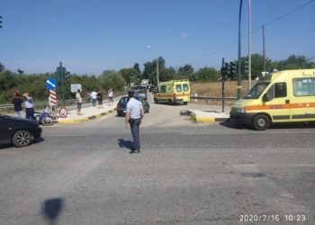 Τροχαίο στη Μανωλάδα