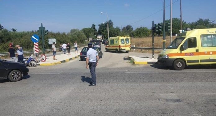 Τροχαίο στη Μανωλάδα