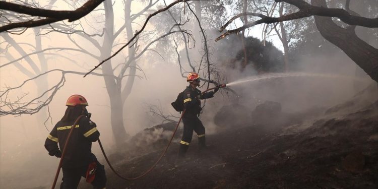 Σε ύφεση η πυρκαγιά στις Κεχριές
