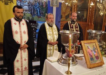 Oι Ανιδιοτελείς θεραπευτές Κοσμάς και Δαμιανός, εορτάστηκαν ιεροπρεπώς στον Ι. Ν. Αγ. Σπυρίδωνος Πύργου (φωτος)