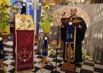 Παρακλητική Ικεσία στην Υπέρμαχο Στρατηγό για την «Αγιά Σοφιά», στον Ι.Ν. Αγίου Σπυρίδωνος Πύργου