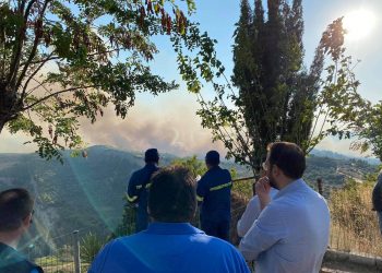 Στο μέτωπο της πυρκαγιάς στην Ηλεία και ο Περιφερειάρχης Δυτικής Ελλάδας