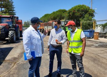 Επίσκεψη Αντιπεριφερειάρχη Π.Ε Ηλείας Βασίλη Γιαννόπουλου στα Εργοστάσια «PUMMARO» και «KYKNOS»