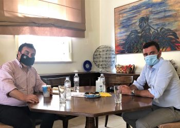 Επίσκεψη Βουλευτή ΝΔ Ηλείας Ανδρέα Νικολακόπουλου στο Δήμαρχο Πύργου