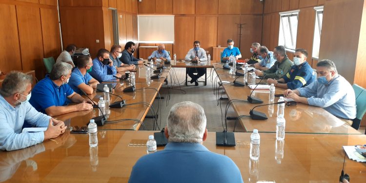 Έκτακτη συνεδρίαση Σ.Ο.Π.Π υπό τον Αντιπεριφερειάρχη Π.Ε Ηλείας Β. Γιαννόπουλο