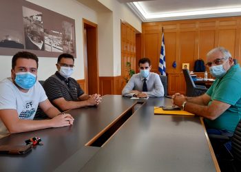 Συνάντηση Αντιπεριφερειάρχη Π.Ε Ηλείας Β. Γιαννόπουλου με εκπροσώπους του εμπορικού κόσμου