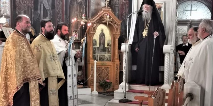 Οι εν Γαστούνη Κεφαλλήνες εόρτασαν εν μέσω κορωνοϊού τον προστάτη τους