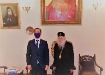 Εθιμοτυπική επίσκεψη Δημήτρη Νικολακόπουλου στον Μητροπολίτη Ηλείας