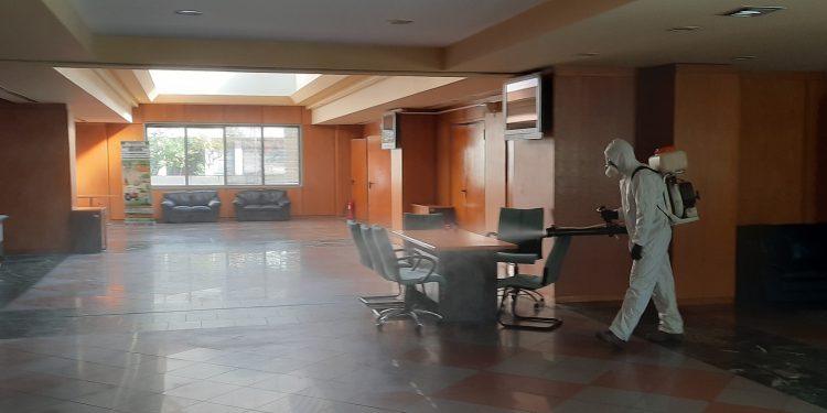 Απολύμανση και λειτουργία των Υπηρεσιών της Π.Ε Ηλείας