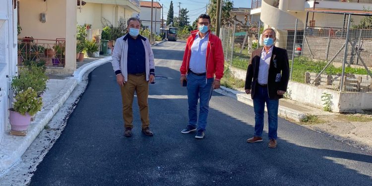 ΔΗΜΟΣ ΑΝΔΡΑΒΙΔΑΣ – ΚΥΛΛΗΝΗΣ: Έργα ασφαλτοστρώσεων στη Τ.Κ. Μυρσίνης