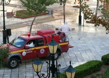 ΔΗΜΟΣ ΠΥΡΓΟΥ: Απολυμάνσεις σε πλατείες και κοινόχρηστους χώρους