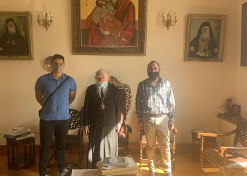 ΔΗΜΟΣ ΠΥΡΓΟΥ: Συνάντηση υπευθύνου γραφείου εθελοντισμού με Μητροπολίτη Ηλείας