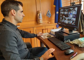 Συμμετοχή Αντιπεριφερειάρχη Π.Ε Ηλείας Β.Γιαννόπουλου σε τηλεδιάσκεψη, υπό τον Υφυπουργό Πολ. Προστασίας Ν.Χαρδαλιά