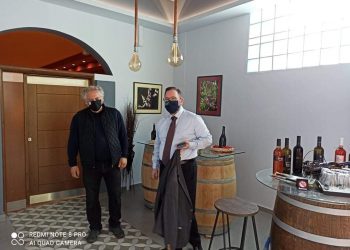 Επίσκεψη του Αντιπεριφερειάρχη Πολιτισμού και Τουρισμού Νίκου Κοροβέση στο κτήμα Μπριντζίκη