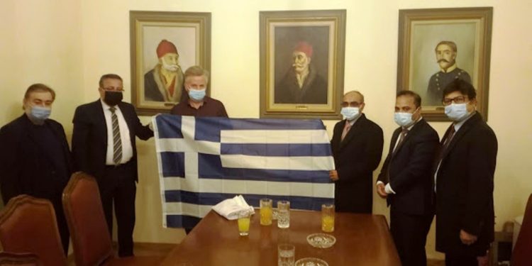 Ο Πρέσβης της Λαϊκής Δημοκρατίας του Μπαγκλαντές στο Δήμο Πηνειού